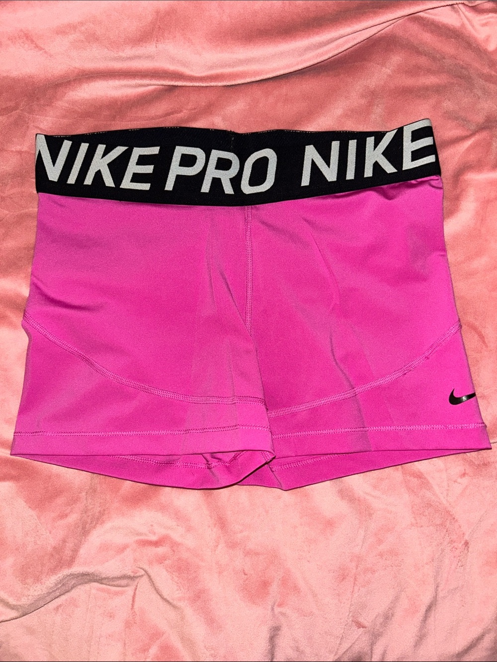 Nike Pro Hot Pink Performance Bike Shorts